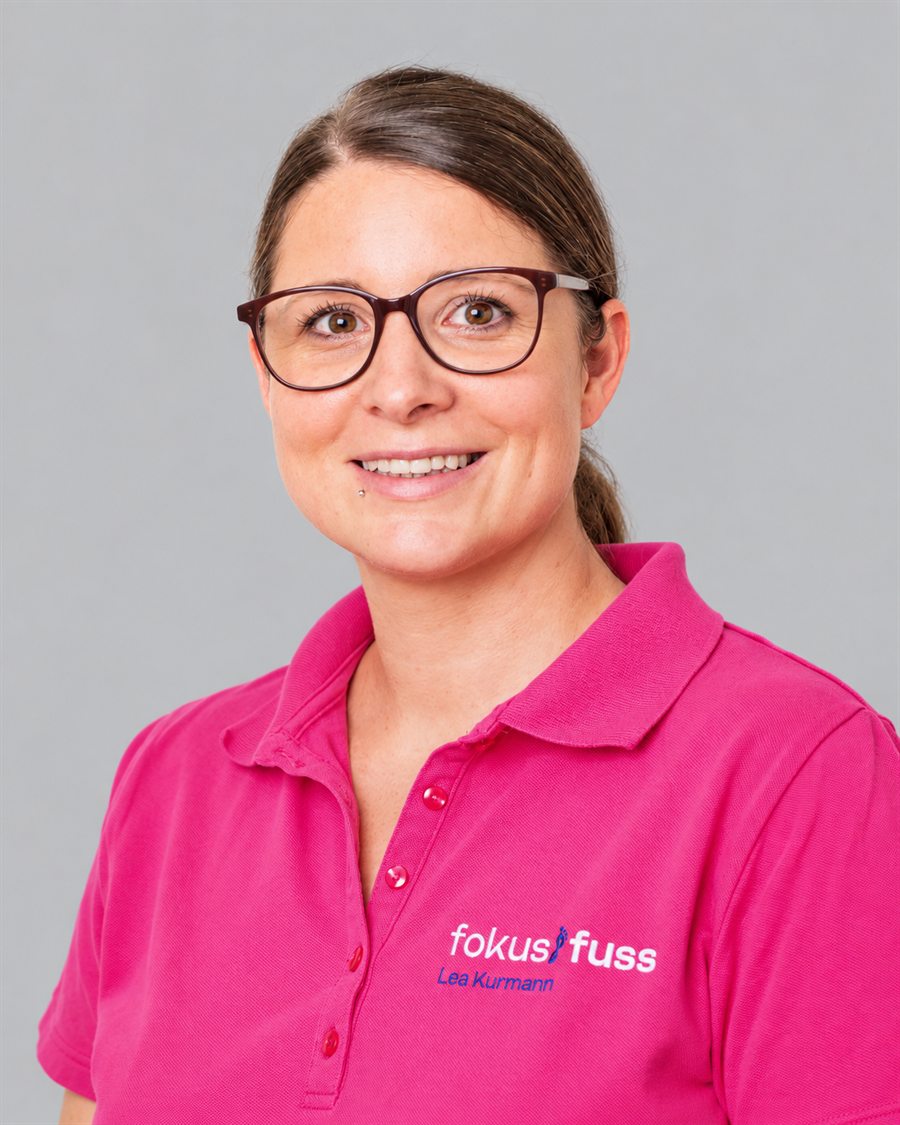 Lea Kurmann, dipl. Podologin HF, im Fokus-Fuss-Polo